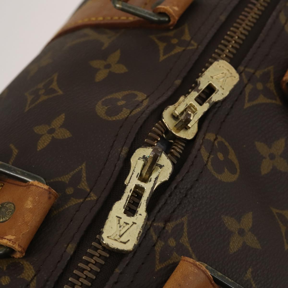 LOUIS VUITTON Monogram Keepall Bandouliere 45 Boston Bag M41418 LV Auth 200412