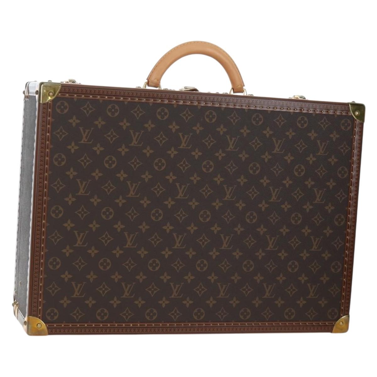 LOUIS VUITTON Monogram Alzer 55 Trunk M21229 LV Auth 200413SAV