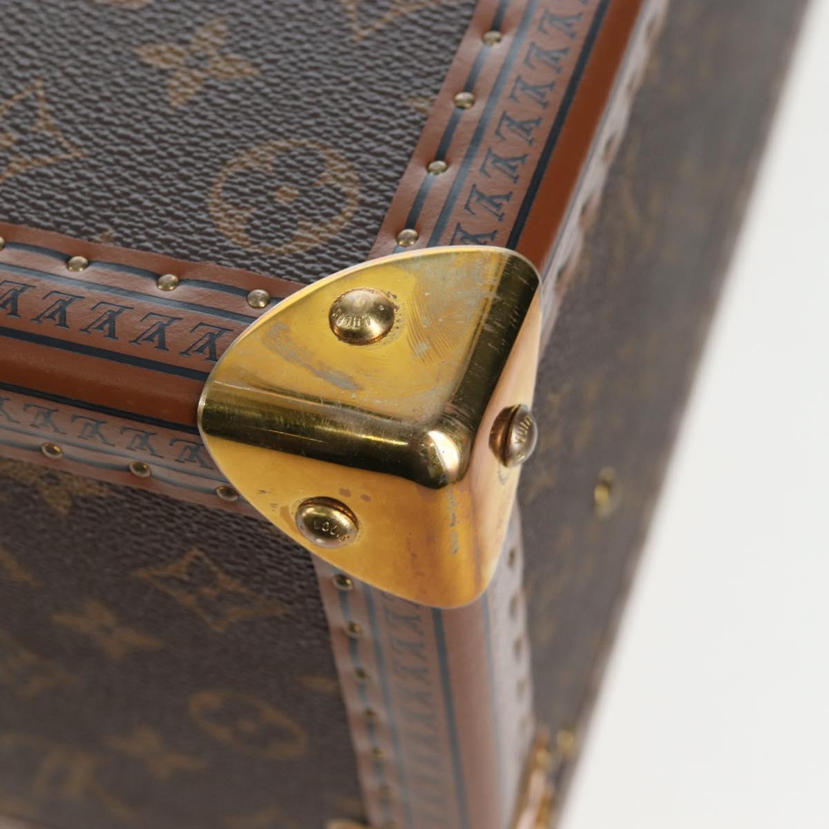 LOUIS VUITTON Monogram Alzer 55 Trunk M21229 LV Auth 200413SAV