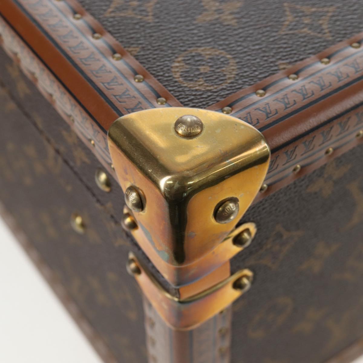 LOUIS VUITTON Monogram Alzer 55 Trunk M21229 LV Auth 200413SAV