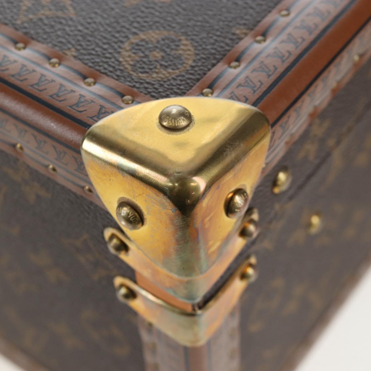 LOUIS VUITTON Monogram Alzer 55 Trunk M21229 LV Auth 200413SAV