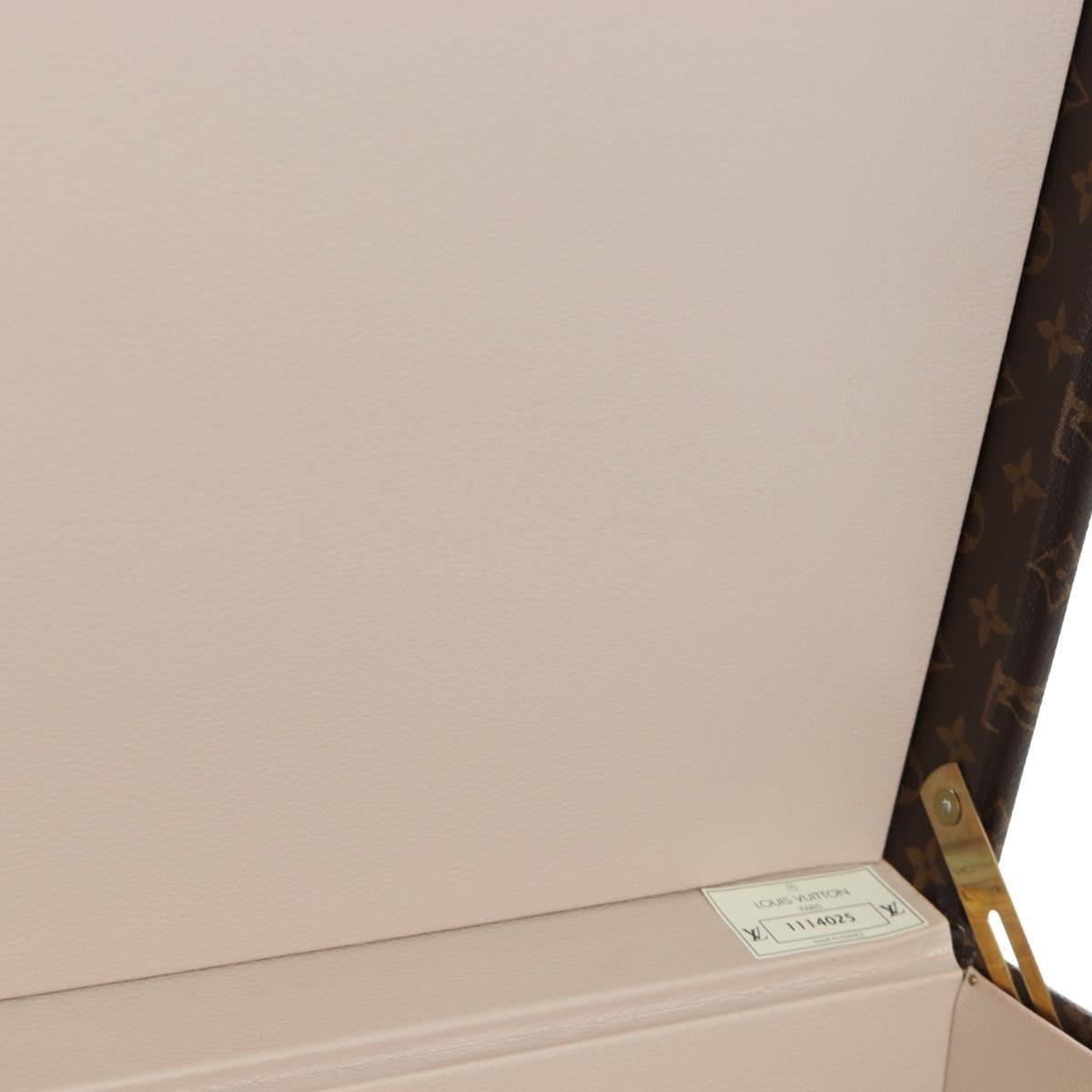 LOUIS VUITTON Monogram Alzer 55 Trunk M21229 LV Auth 200413SAV