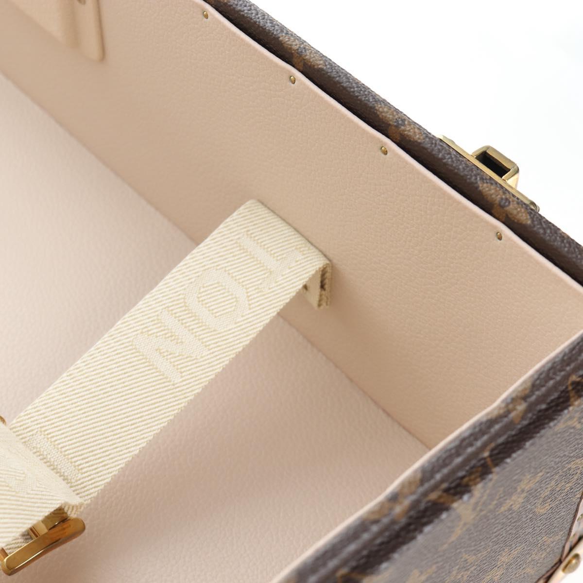 LOUIS VUITTON Monogram Alzer 55 Trunk M21229 LV Auth 200413SAV