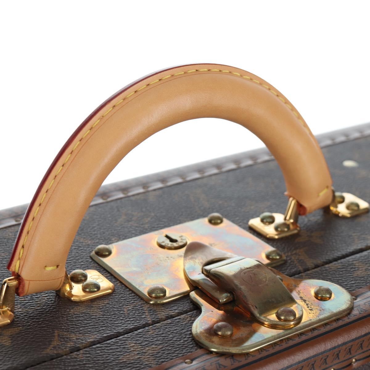 LOUIS VUITTON Monogram Alzer 55 Trunk M21229 LV Auth 200413SAV