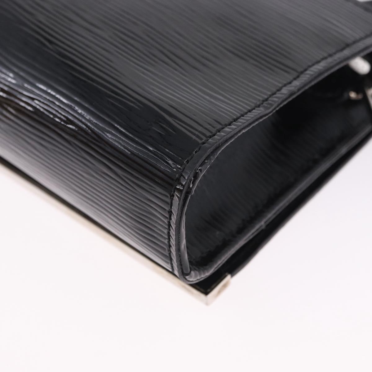 LOUIS VUITTON Electric epi Pochette Sevigne Bag Black M4055N LV Auth 200421V
