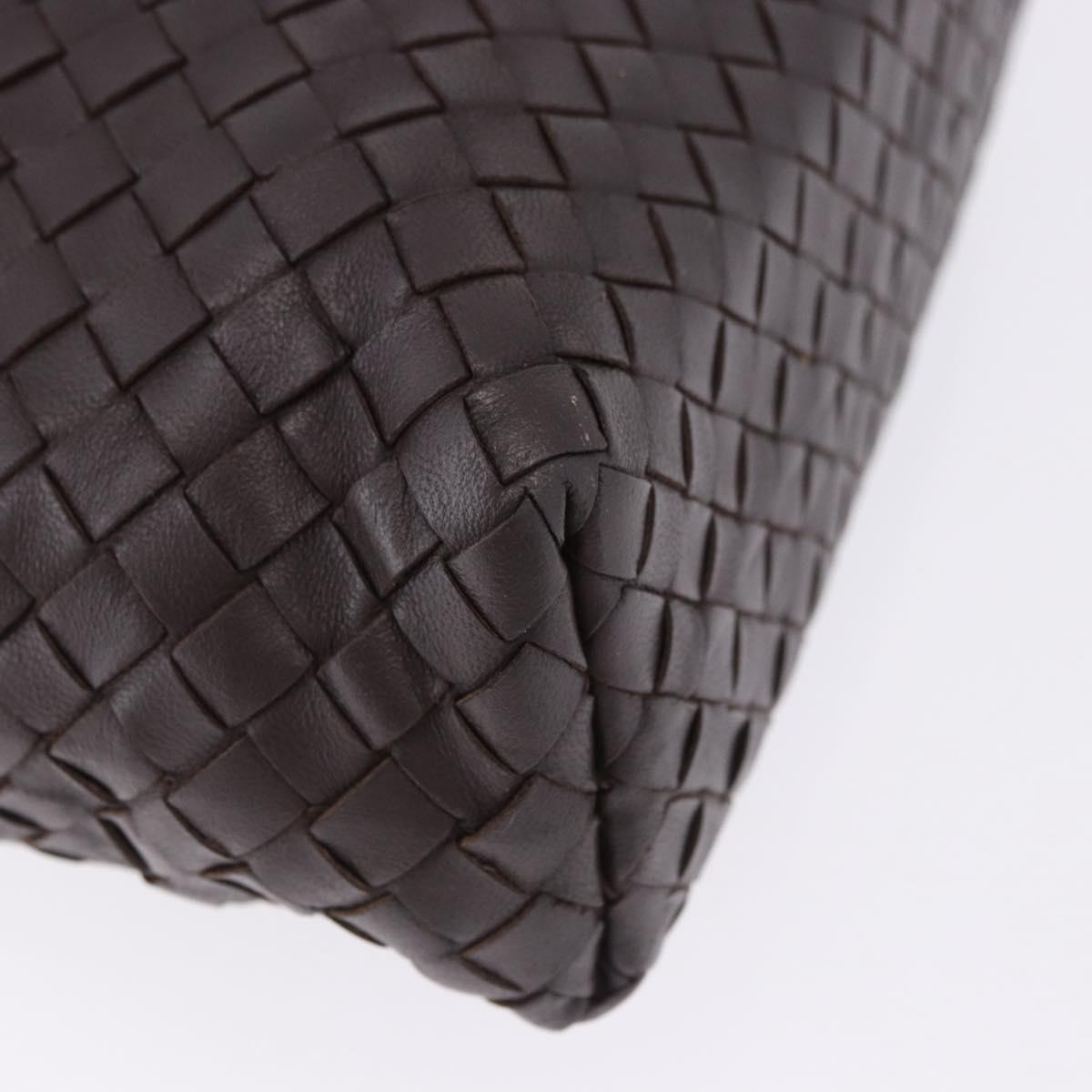BOTTEGA VENETA INTRECCIATO Tote Bag Leather Brown 162937 Auth 200424V