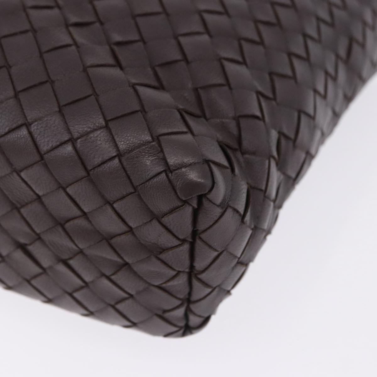 BOTTEGA VENETA INTRECCIATO Tote Bag Leather Brown 162937 Auth 200424V