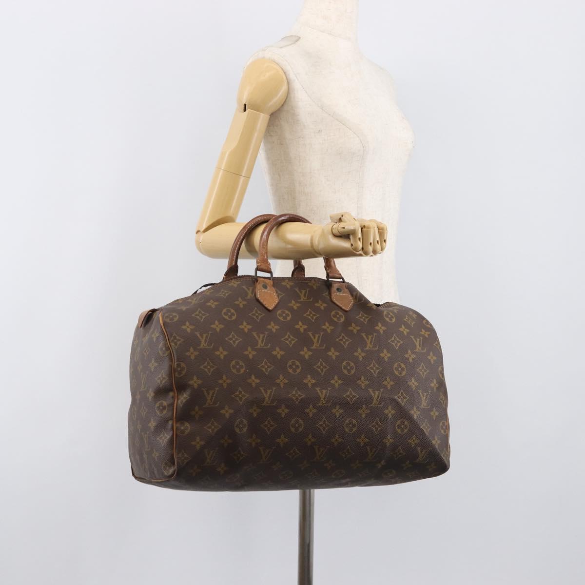 LOUIS VUITTON Monogram Speedy 40 Hand Bag M41522 LV Auth 200428