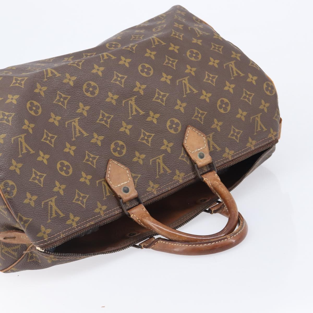 LOUIS VUITTON Monogram Speedy 40 Hand Bag M41522 LV Auth 200428