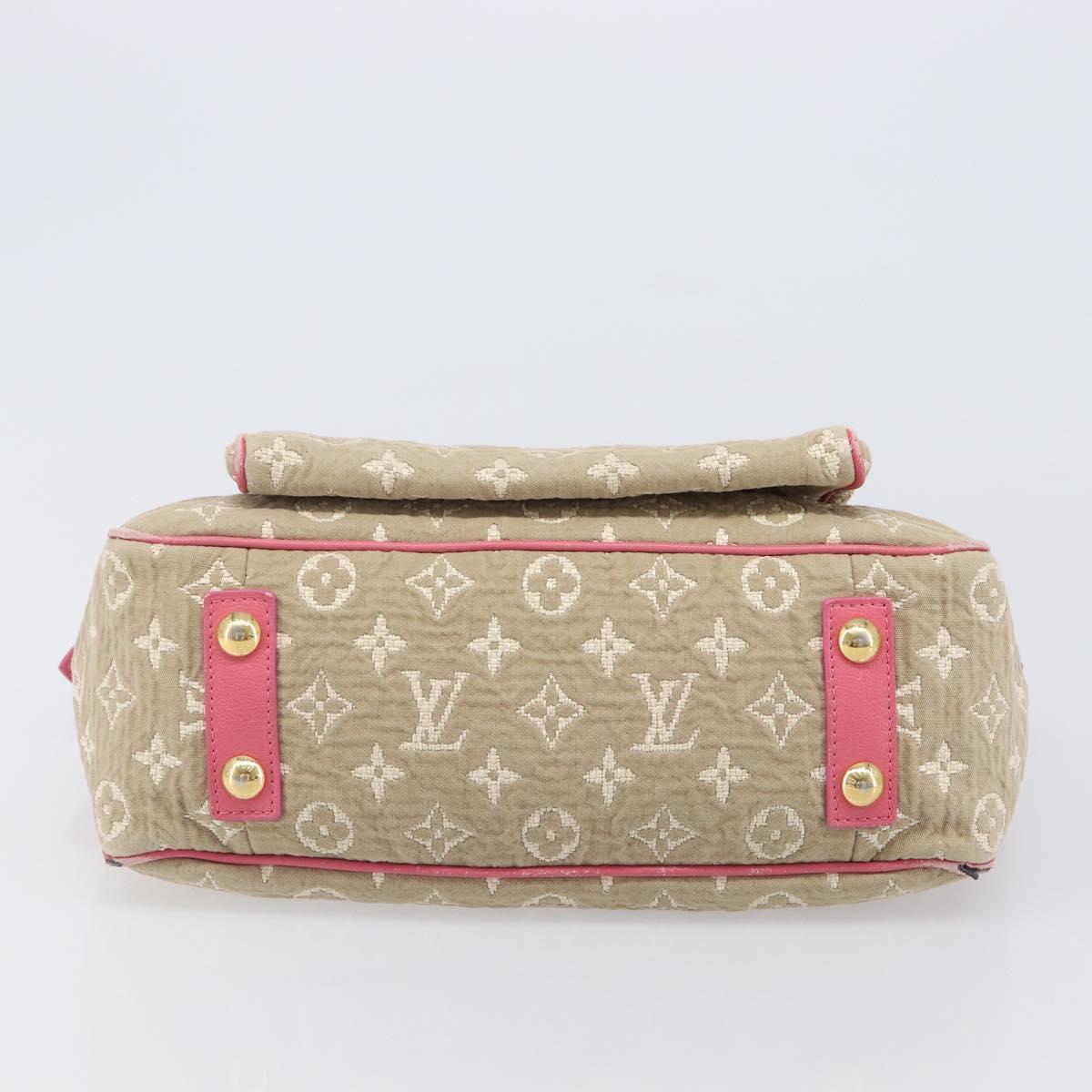 LOUIS VUITTON Monogram Sabia Cabas MM Tote Bag Beige M93496 LV Auth 200440