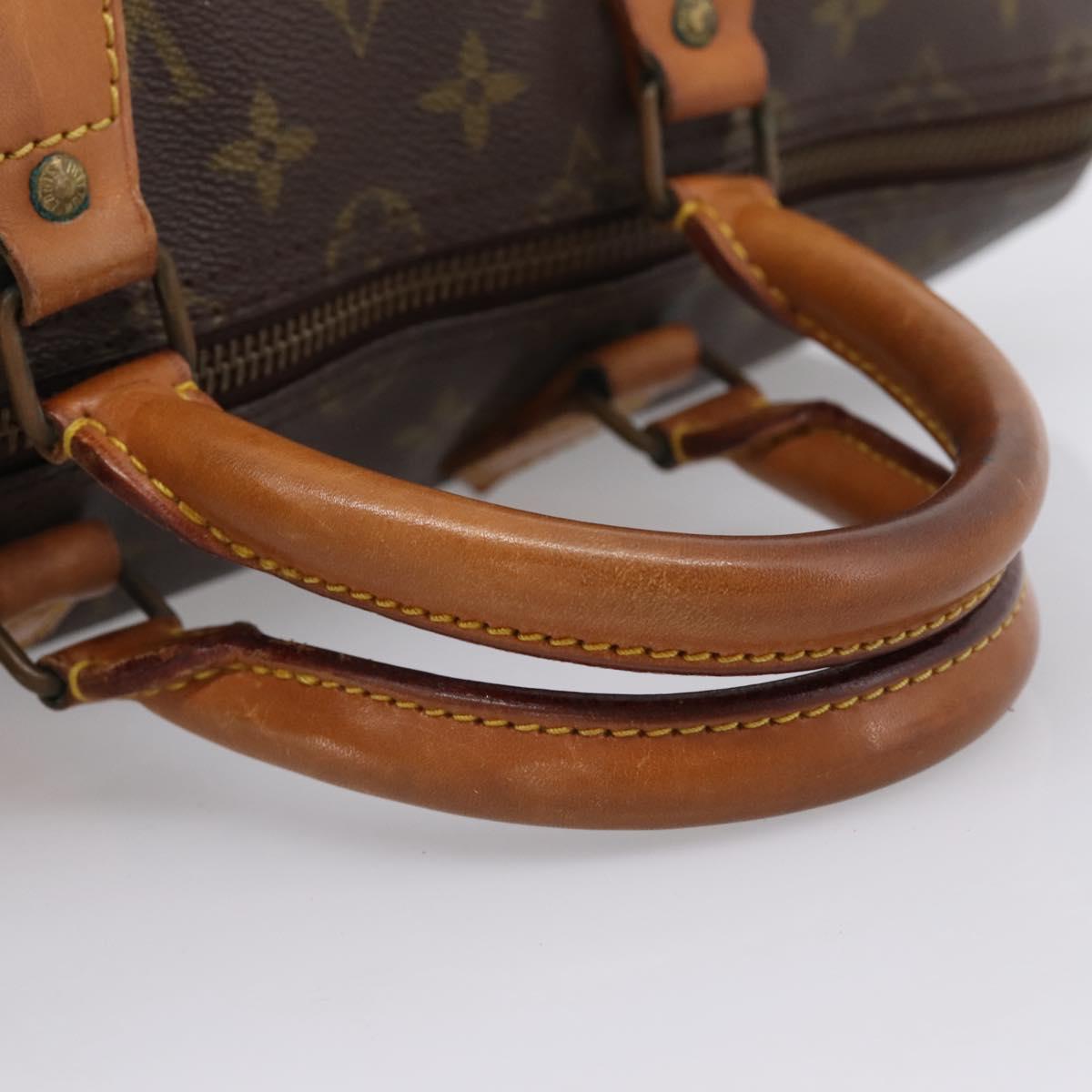 LOUIS VUITTON Monogram Speedy 35 Hand Bag M41524 LV Auth 200441A