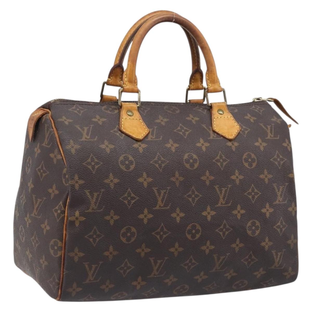 LOUIS VUITTON Monogram Speedy 25 Hand Bag M41528 LV Auth 200451