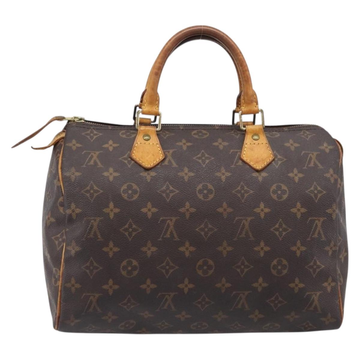 LOUIS VUITTON Monogram Speedy 25 Hand Bag M41528 LV Auth 200451