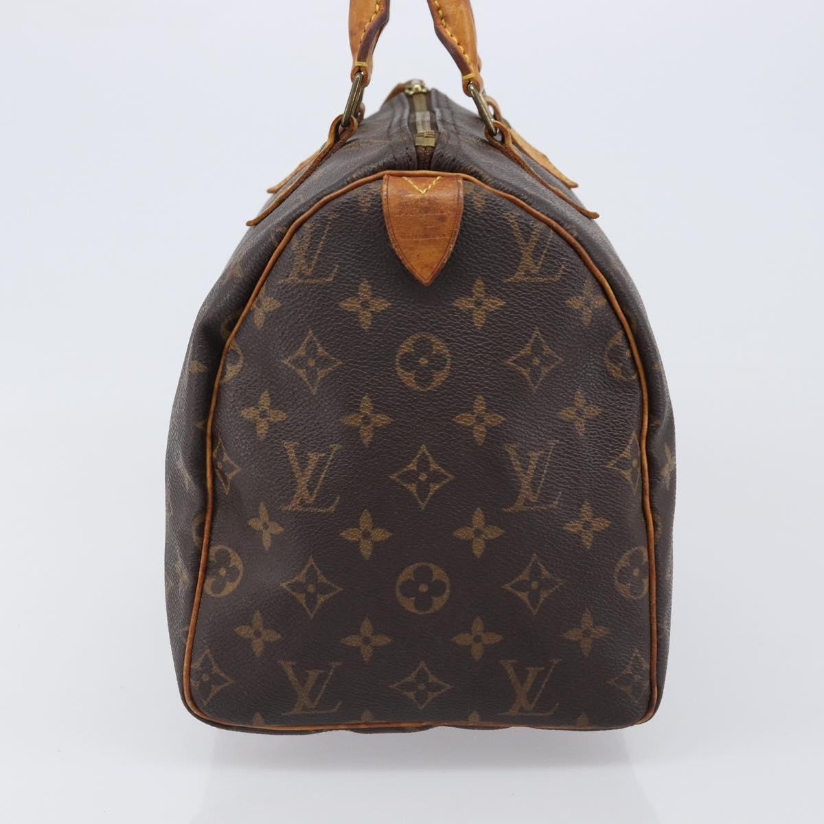 LOUIS VUITTON Monogram Speedy 25 Hand Bag M41528 LV Auth 200451