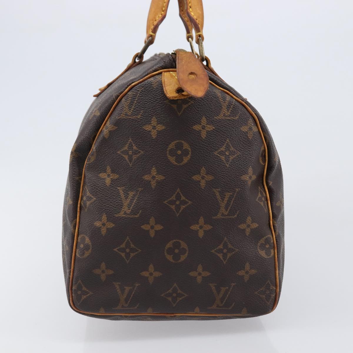 LOUIS VUITTON Monogram Speedy 25 Hand Bag M41528 LV Auth 200451