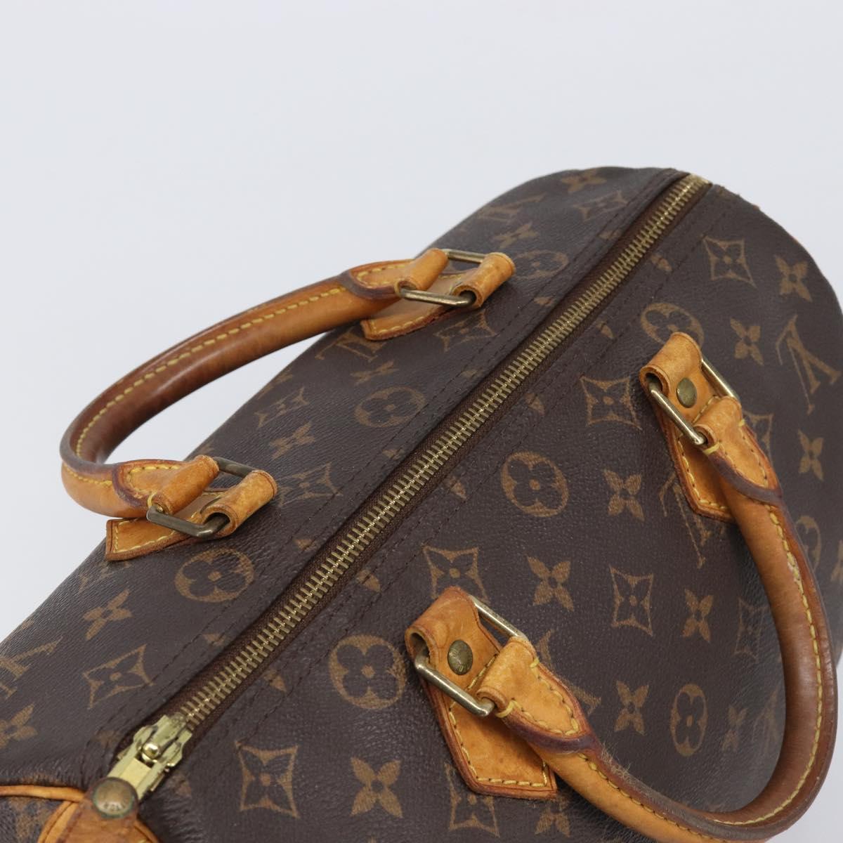 LOUIS VUITTON Monogram Speedy 25 Hand Bag M41528 LV Auth 200451