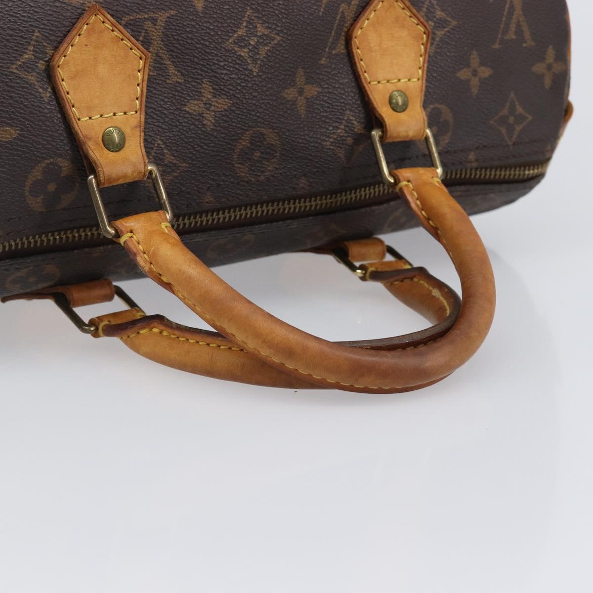 LOUIS VUITTON Monogram Speedy 25 Hand Bag M41528 LV Auth 200451