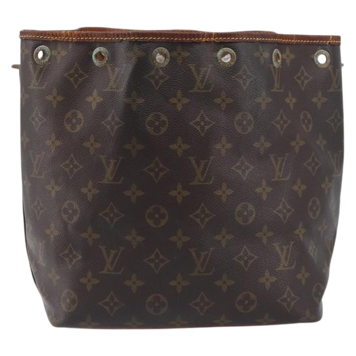 LOUIS VUITTON Monogram Petit Noe Shoulder Bag M42226 LV Auth 200453