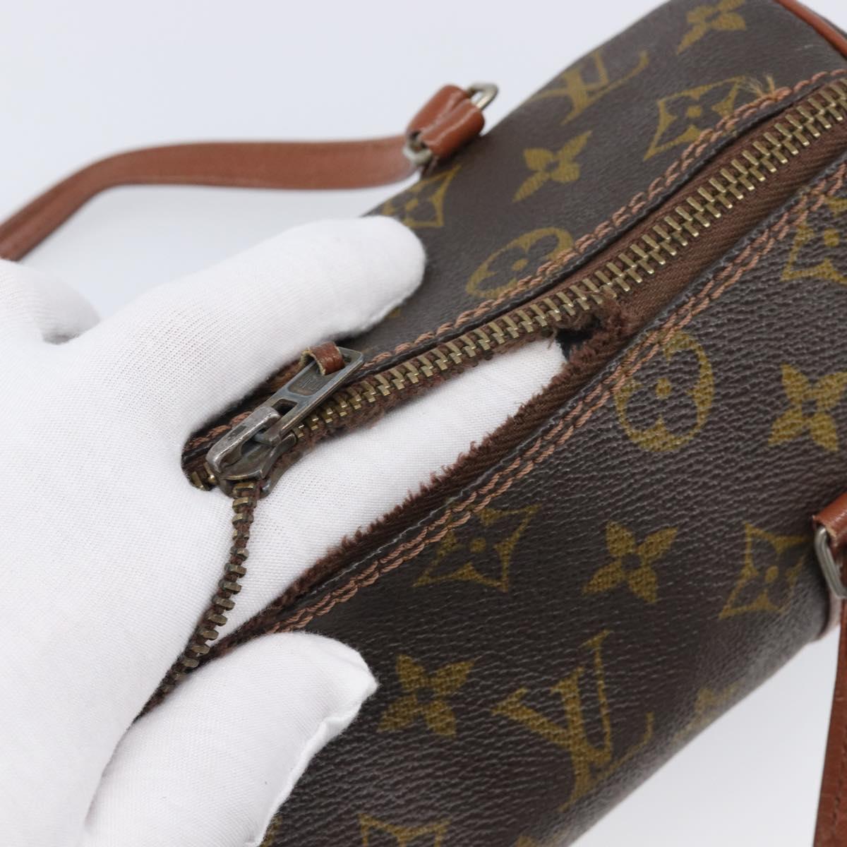 LOUIS VUITTON Monogram Papillon 22 Hand Bag M51367 LV Auth 200456