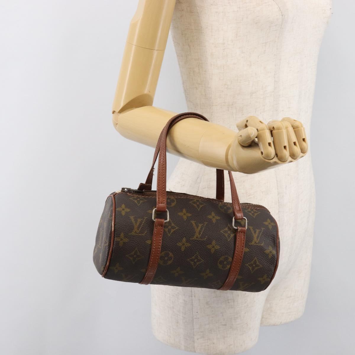 LOUIS VUITTON Monogram Papillon 22 Hand Bag M51367 LV Auth 200456