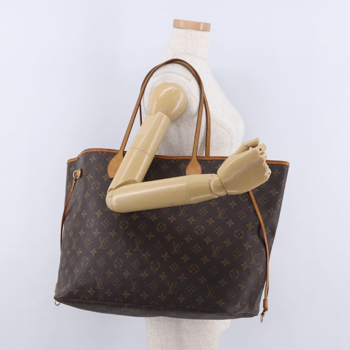 LOUIS VUITTON Monogram Neverfull GM Tote Bag M40157 LV Auth 200462A