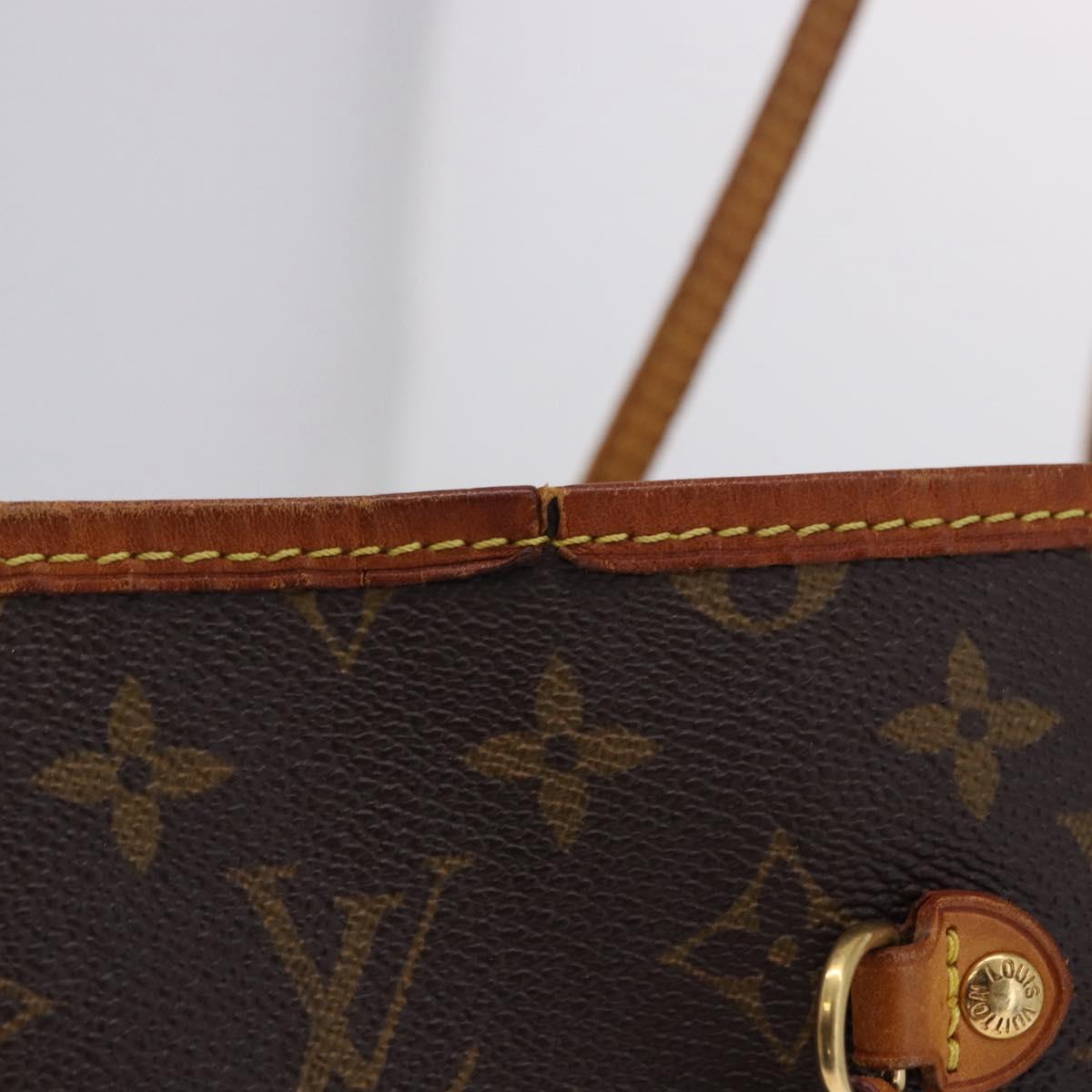 LOUIS VUITTON Monogram Neverfull GM Tote Bag M40157 LV Auth 200462A