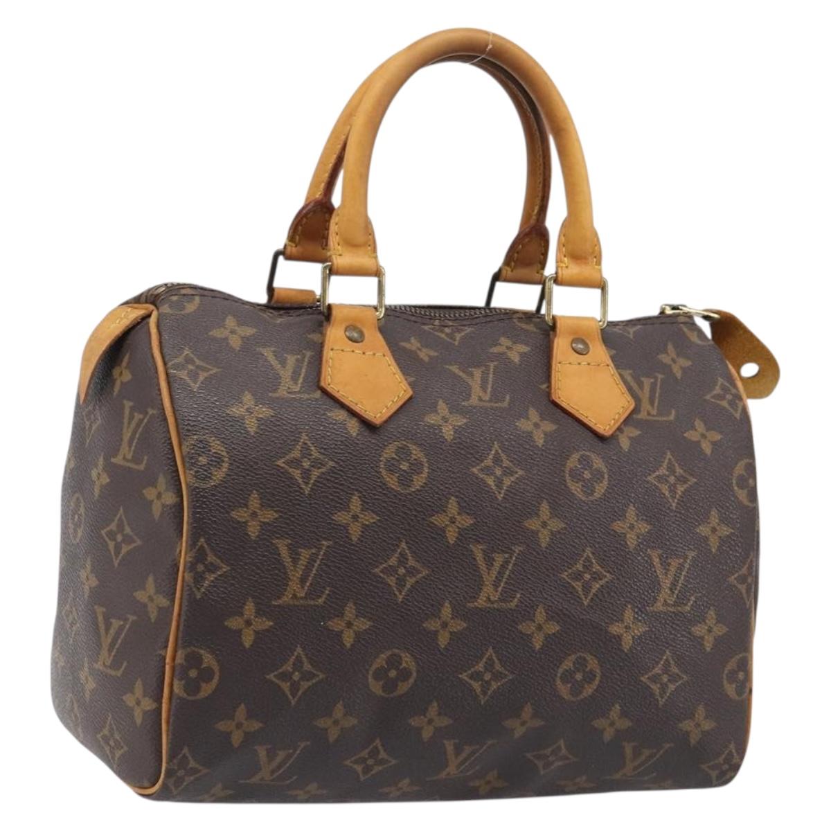 LOUIS VUITTON Monogram Speedy 25 Hand Bag M41528 LV Auth 200464