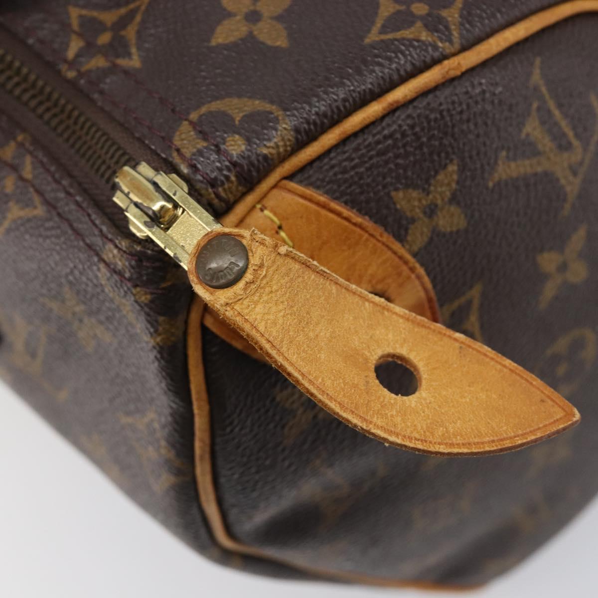 LOUIS VUITTON Monogram Speedy 25 Hand Bag M41528 LV Auth 200464