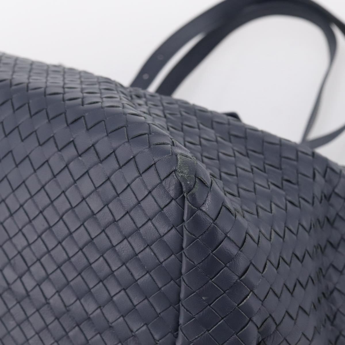 BOTTEGA VENETA INTRECCIATO Tote Bag Leather Navy Auth 200469V