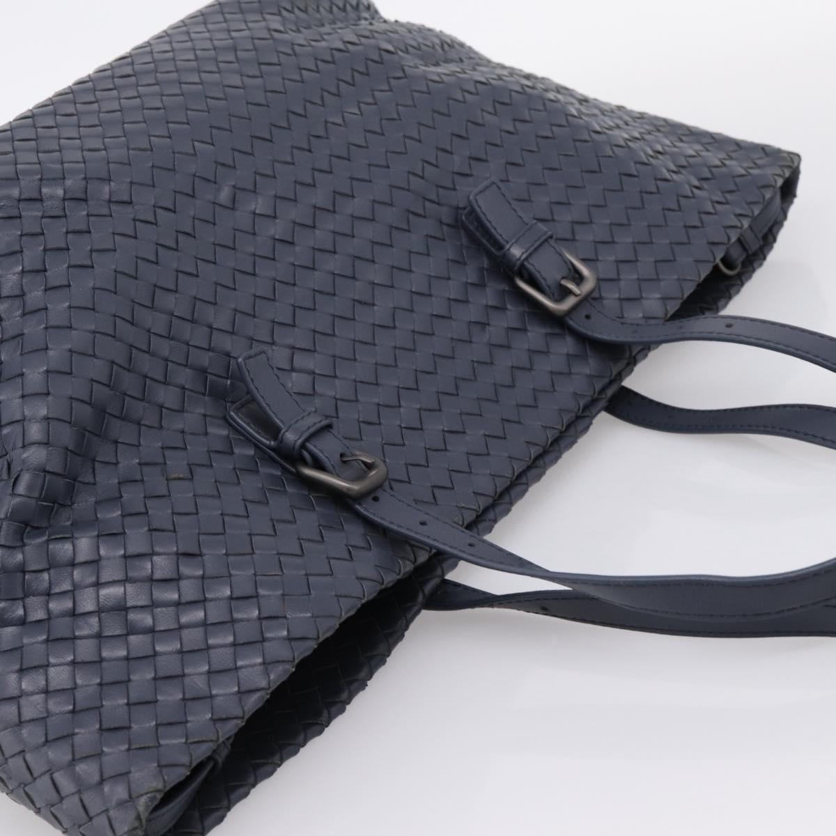 BOTTEGA VENETA INTRECCIATO Tote Bag Leather Navy Auth 200469V