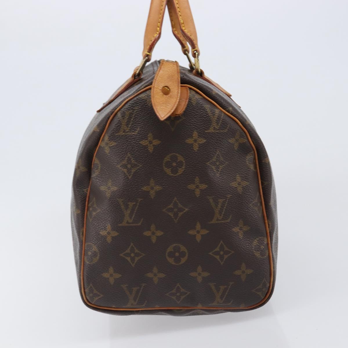 LOUIS VUITTON Monogram Speedy 30 Hand Bag M41526 LV Auth 200472