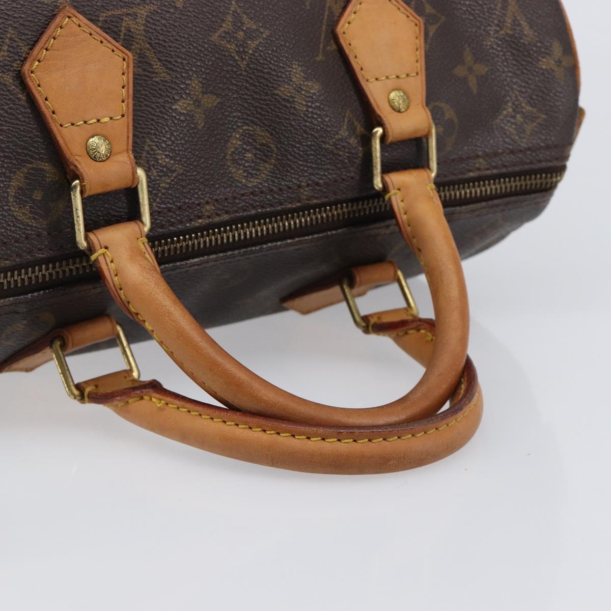 LOUIS VUITTON Monogram Speedy 30 Hand Bag M41526 LV Auth 200472