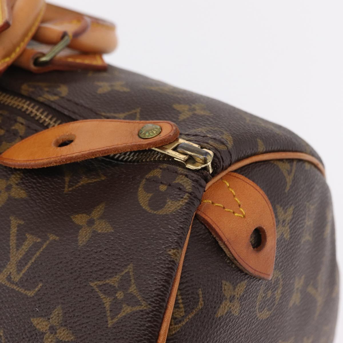LOUIS VUITTON Monogram Speedy 35 Hand Bag M41524 LV Auth 200473V