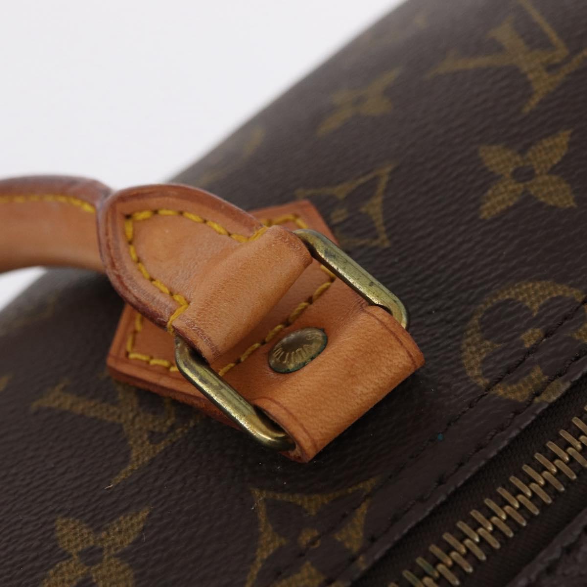 LOUIS VUITTON Monogram Speedy 35 Hand Bag M41524 LV Auth 200473V