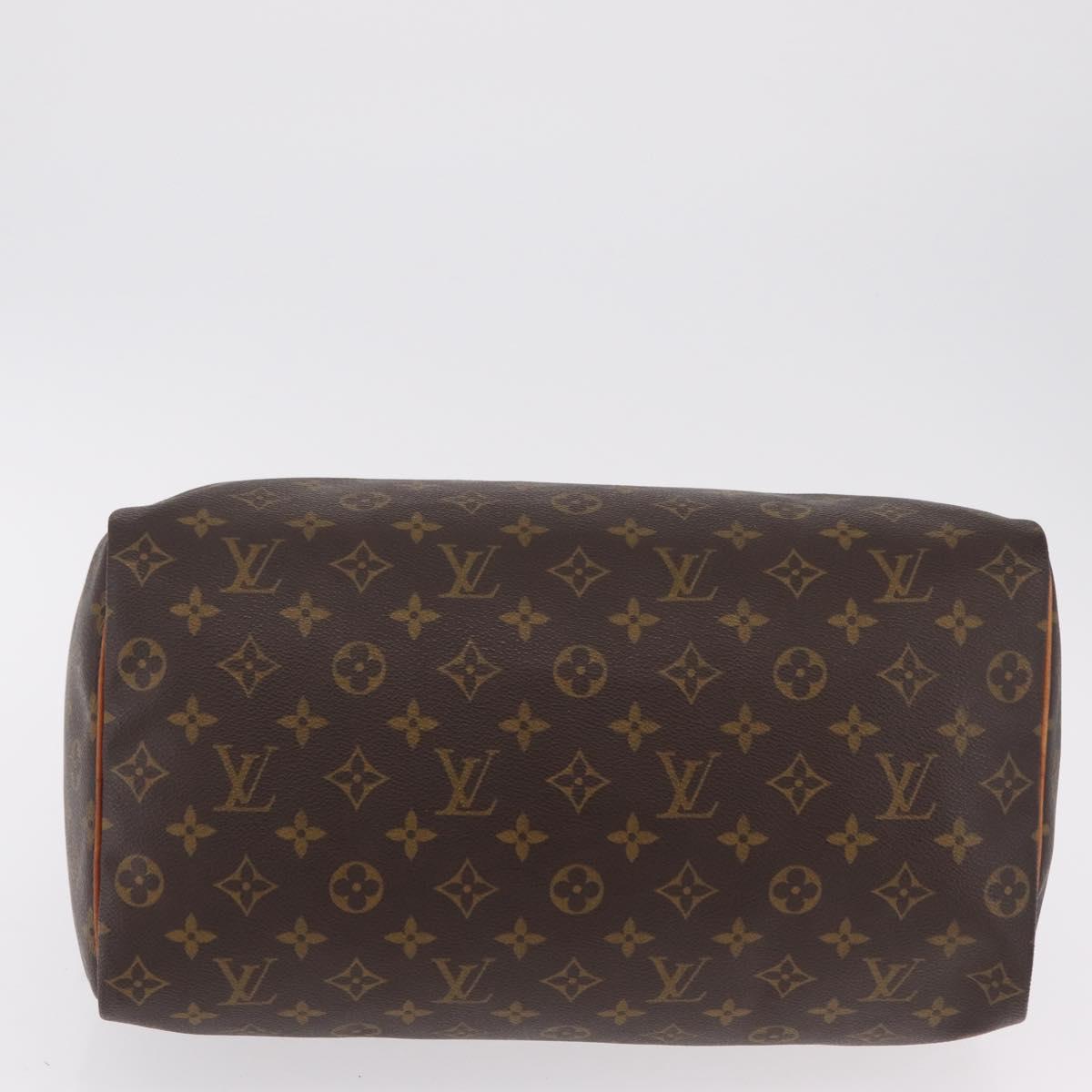 LOUIS VUITTON Monogram Speedy 35 Hand Bag M41524 LV Auth 200473V