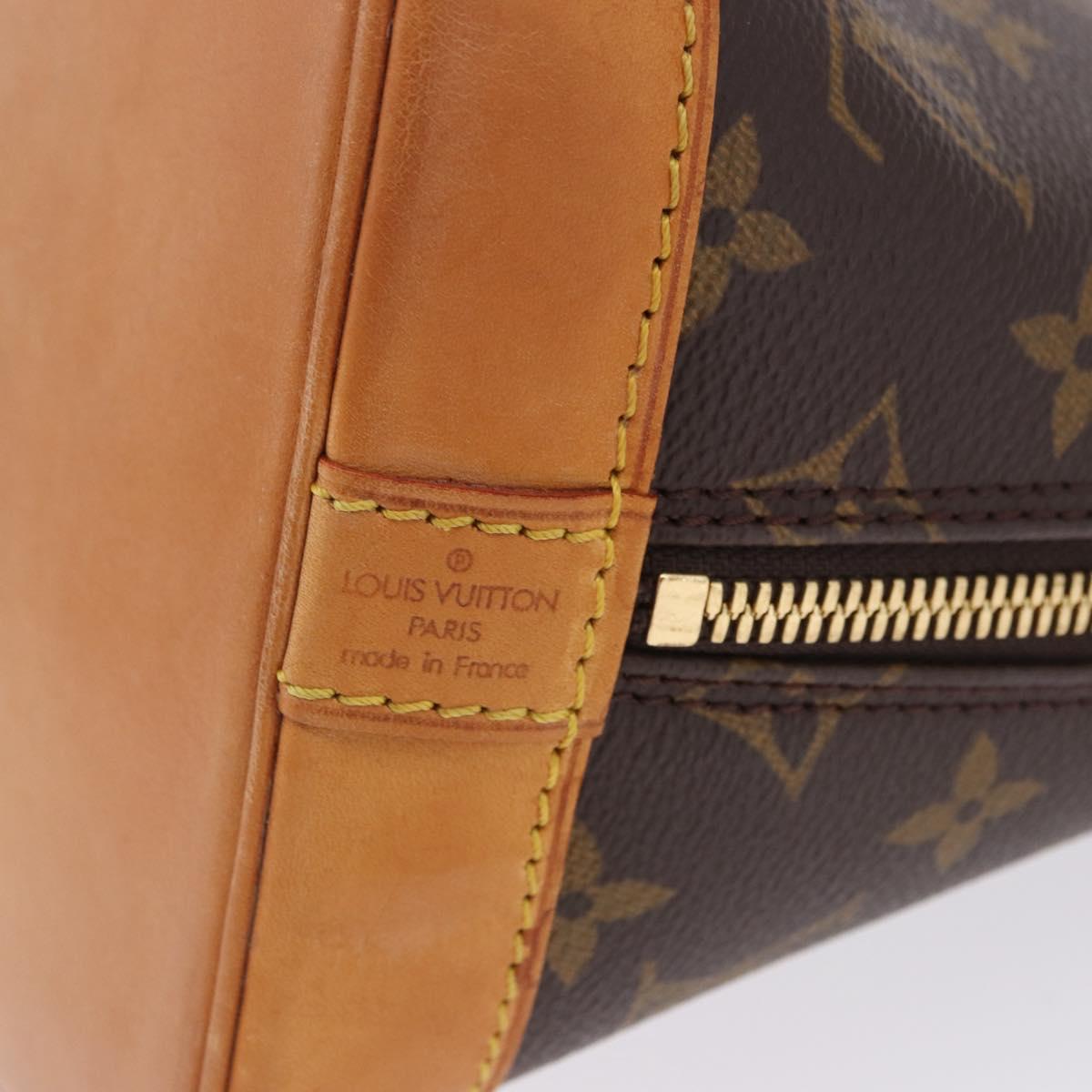 LOUIS VUITTON Monogram Alma Hand Bag M51130 LV Auth 200474V