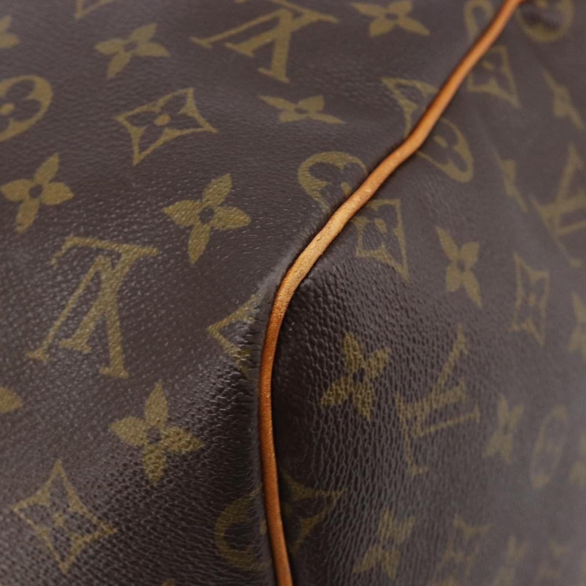 LOUIS VUITTON Monogram Keepall 55 Boston Bag M41424 LV Auth 200476V