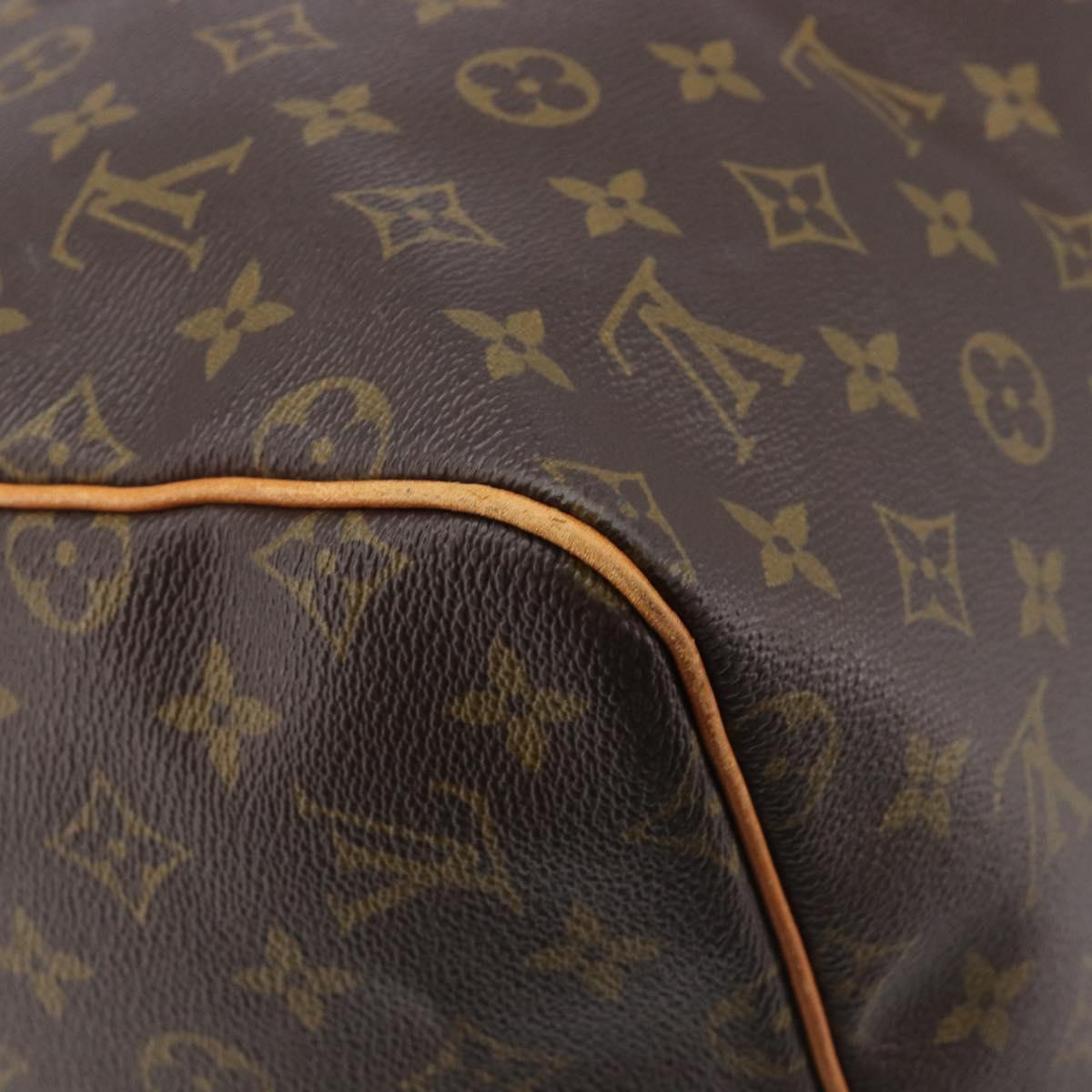 LOUIS VUITTON Monogram Keepall 55 Boston Bag M41424 LV Auth 200476V