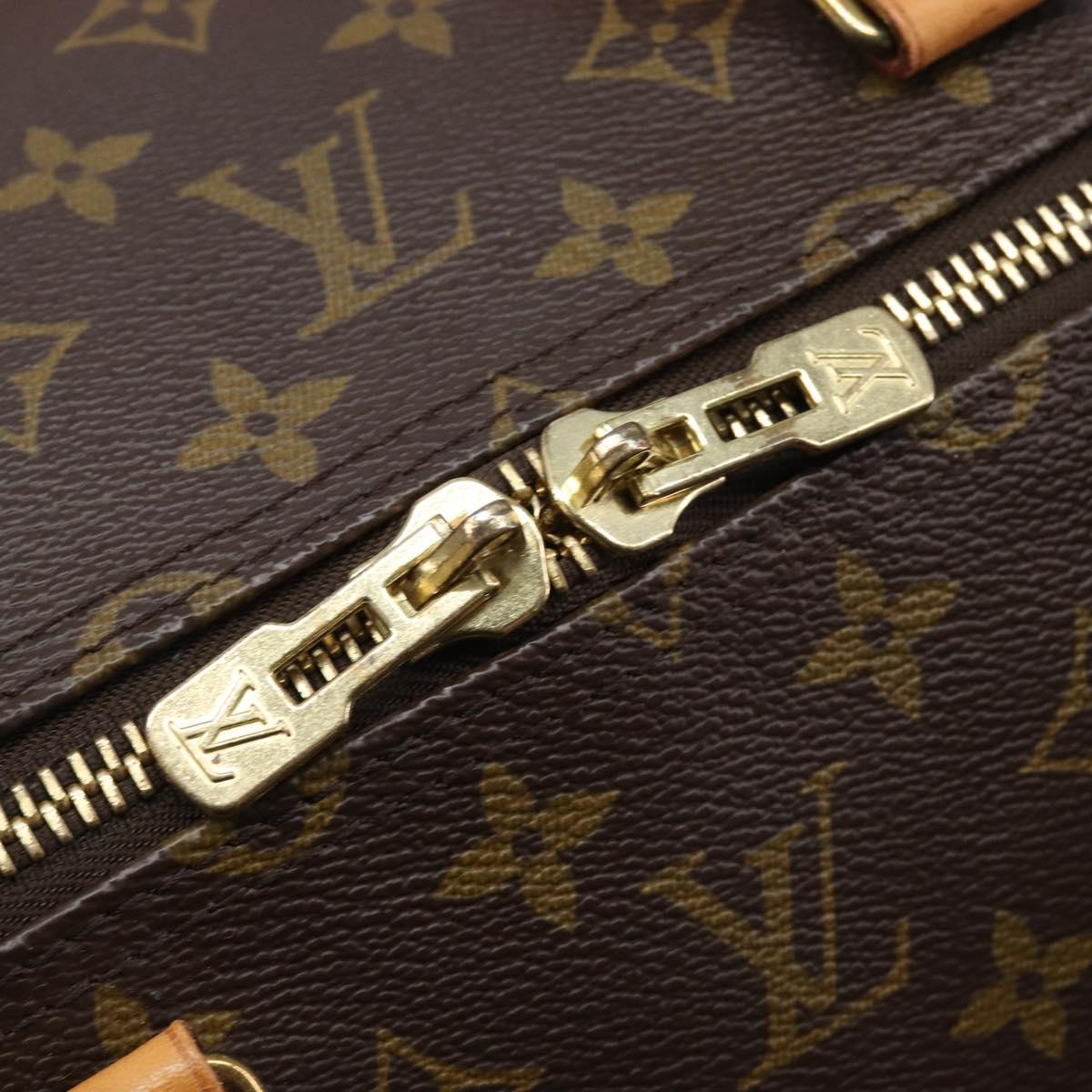 LOUIS VUITTON Monogram Keepall 55 Boston Bag M41424 LV Auth 200476V