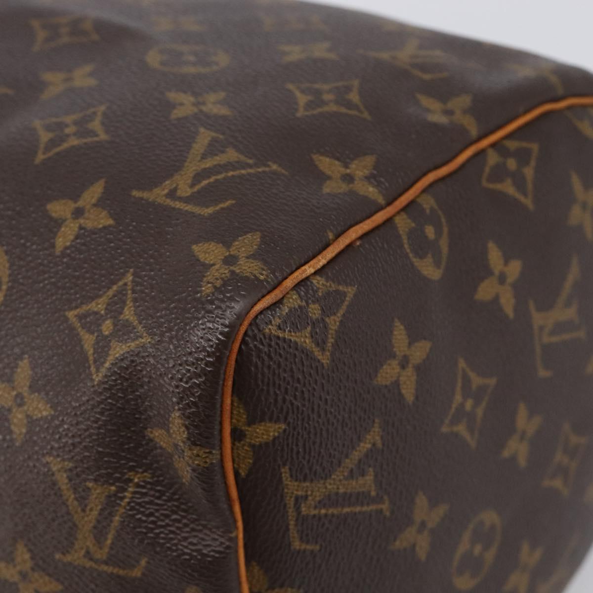 LOUIS VUITTON Monogram Speedy 30 Hand Bag M41526 LV Auth 200478A