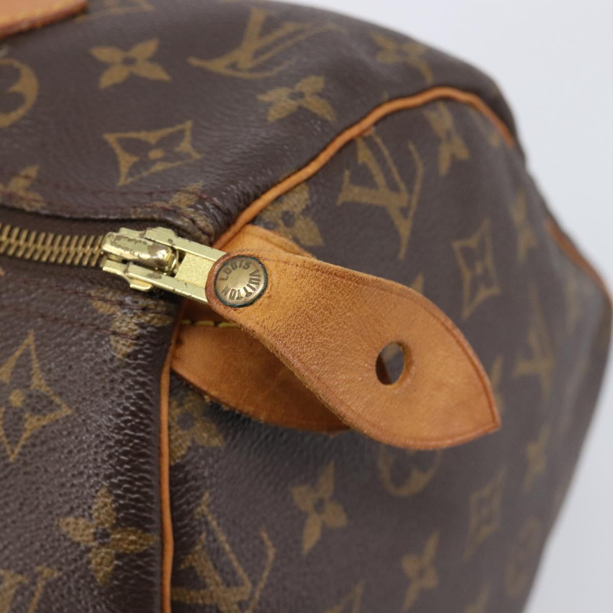 LOUIS VUITTON Monogram Speedy 30 Hand Bag M41526 LV Auth 200478A