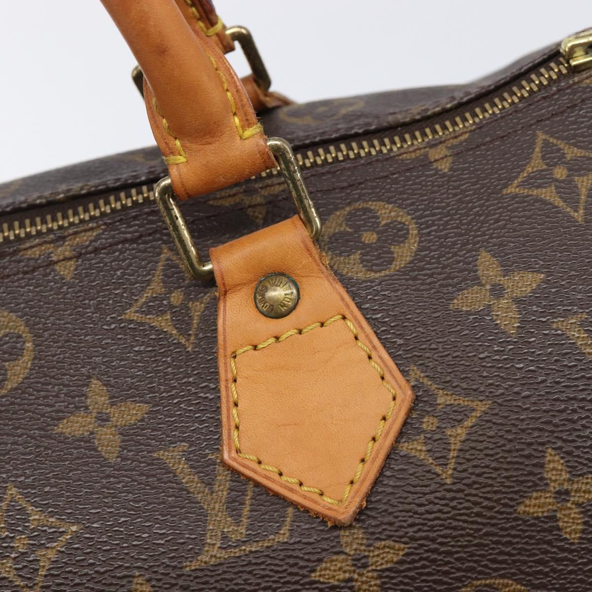 LOUIS VUITTON Monogram Speedy 30 Hand Bag M41526 LV Auth 200478A