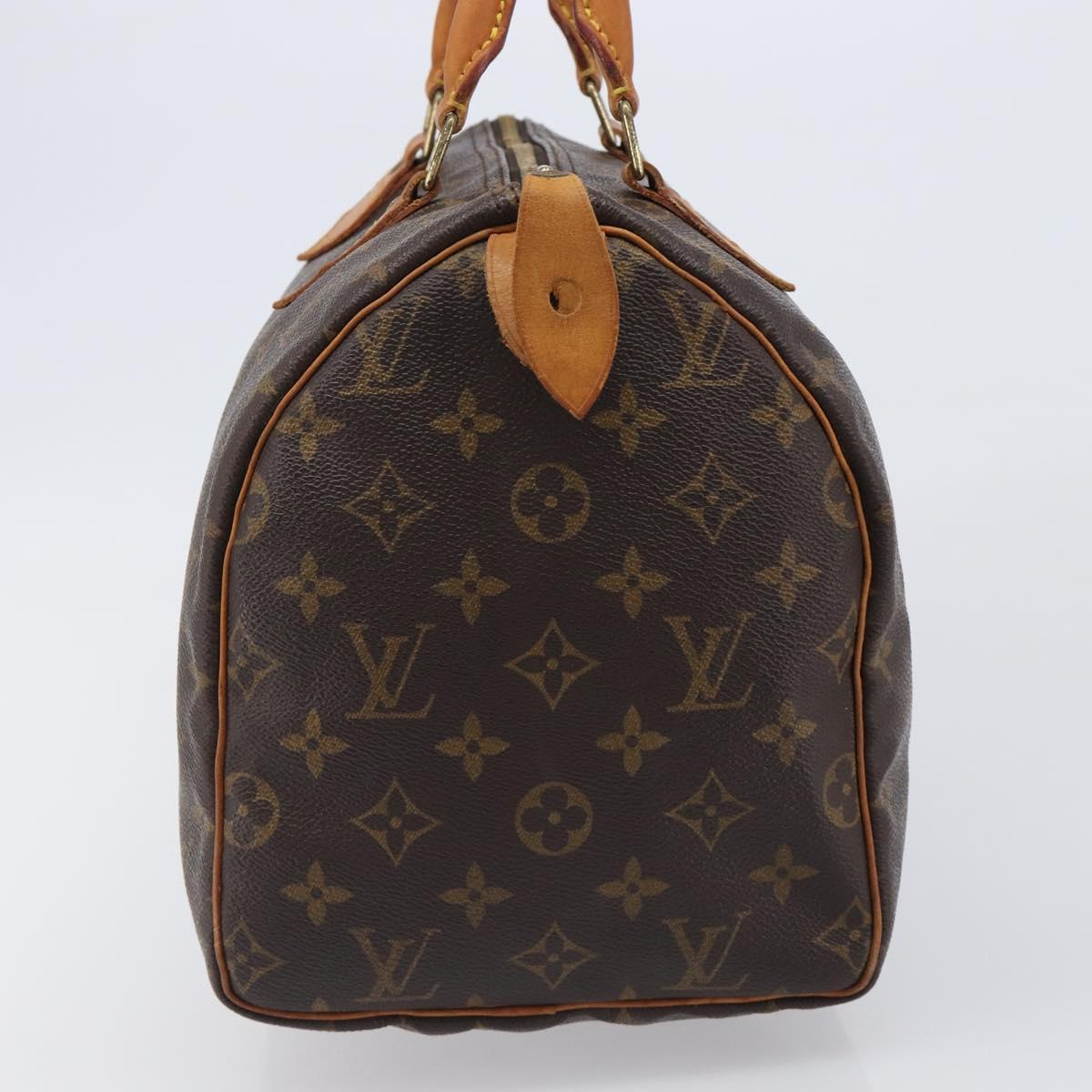 LOUIS VUITTON Monogram Speedy 30 Hand Bag M41526 LV Auth 200478A
