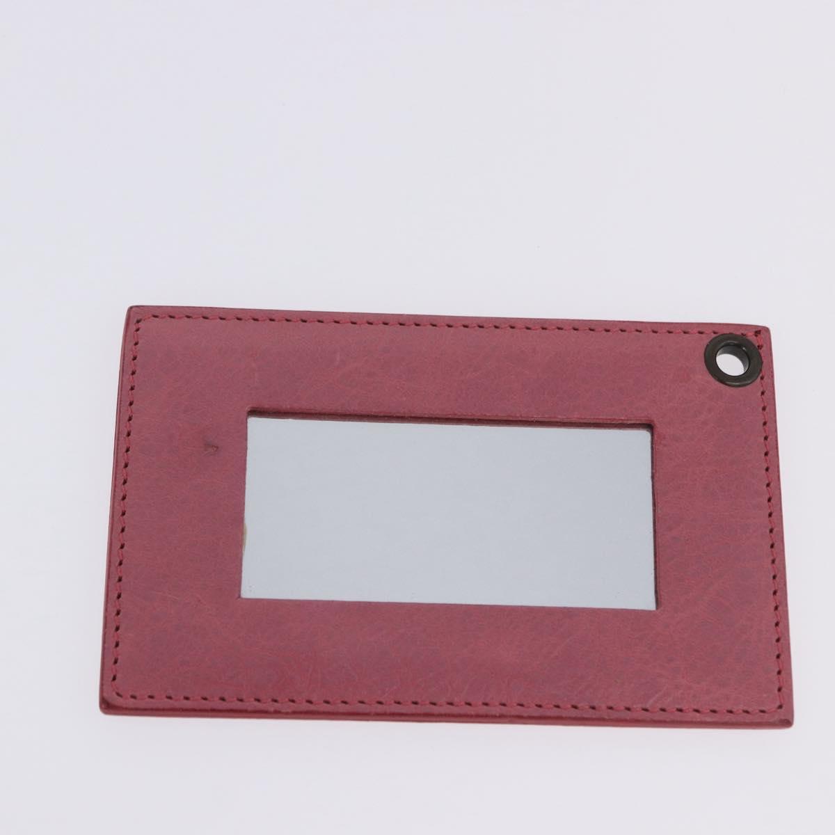 BALENCIAGA Clutch Bag Leather Pink Auth 200479M
