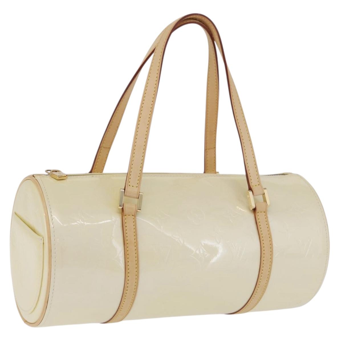 LOUIS VUITTON Monogram Vernis Bedford Hand Bag Perle M91006 LV Auth 200480V