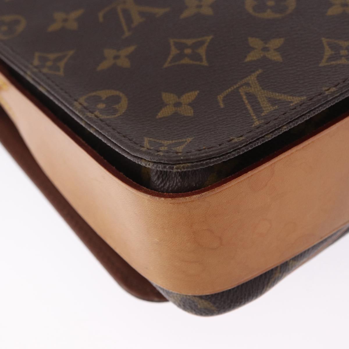 LOUIS VUITTON Monogram Cartouchiere GM Shoulder Bag M51252 LV Auth 200482V