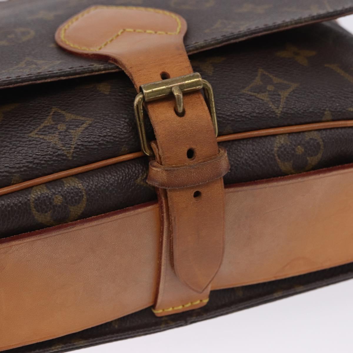 LOUIS VUITTON Monogram Cartouchiere GM Shoulder Bag M51252 LV Auth 200482V