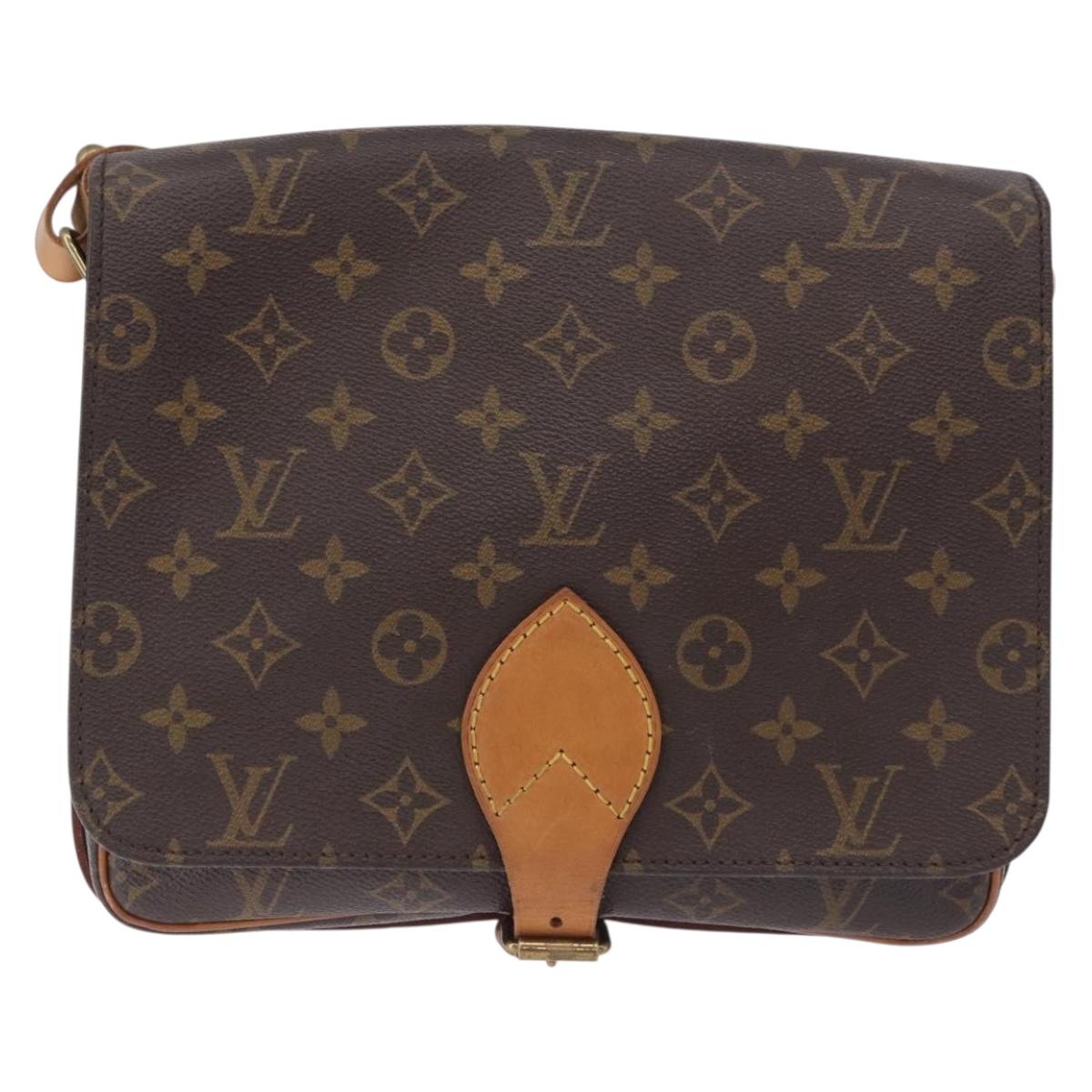 LOUIS VUITTON Monogram Cartouchiere GM Shoulder Bag M51252 LV Auth 200482V