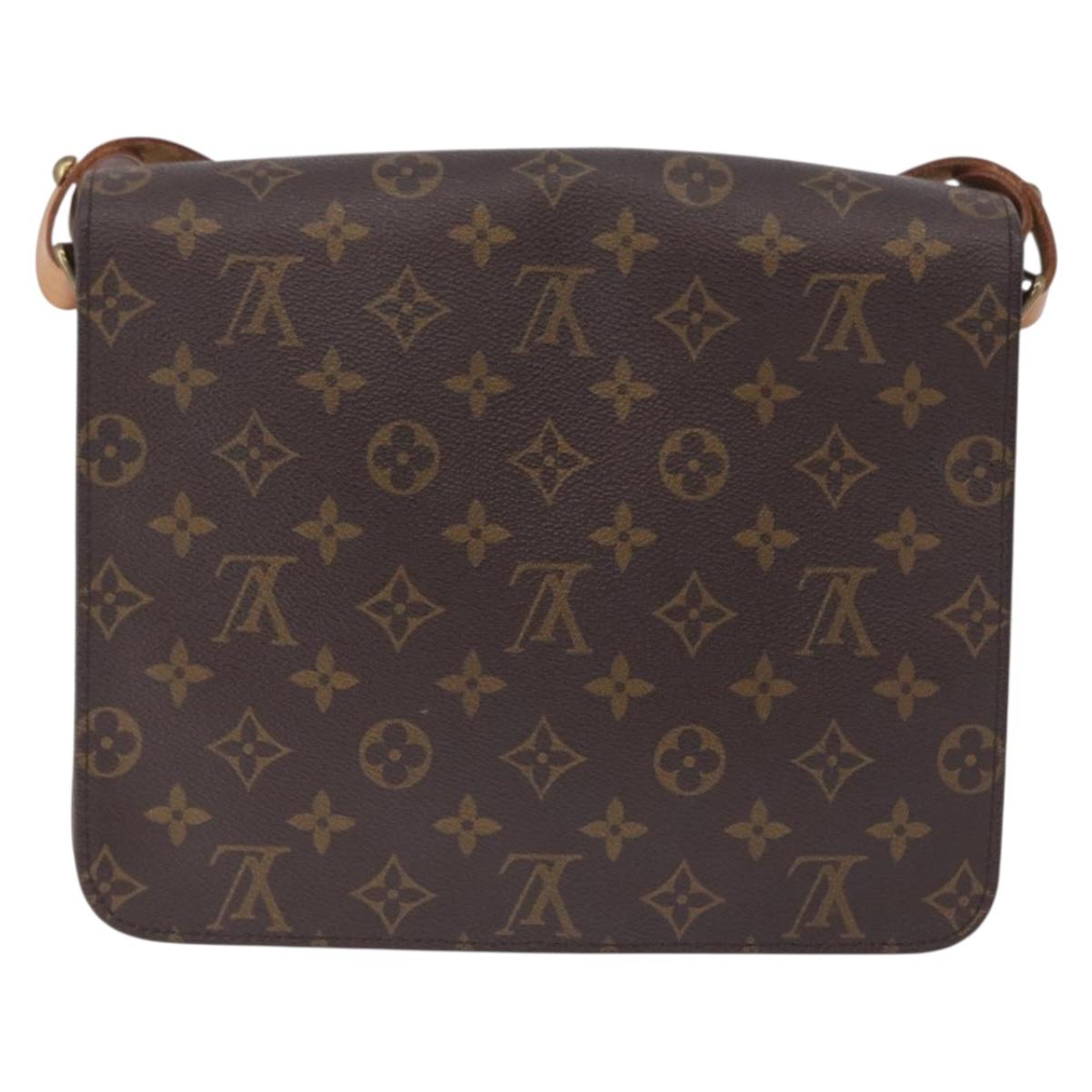 LOUIS VUITTON Monogram Cartouchiere GM Shoulder Bag M51252 LV Auth 200482V