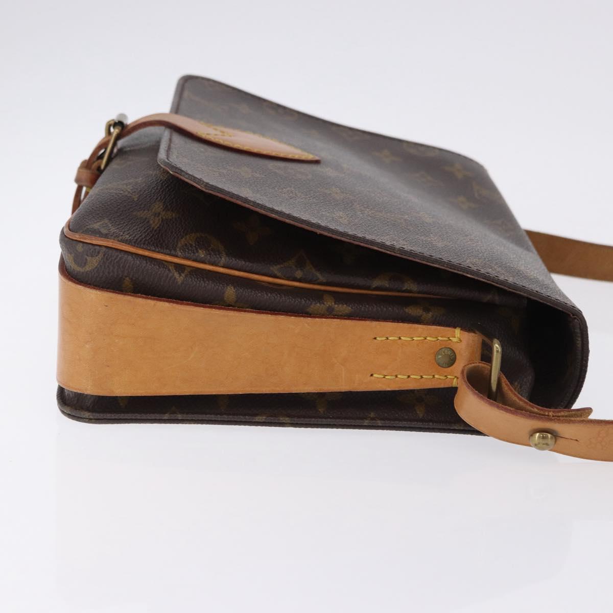 LOUIS VUITTON Monogram Cartouchiere GM Shoulder Bag M51252 LV Auth 200482V